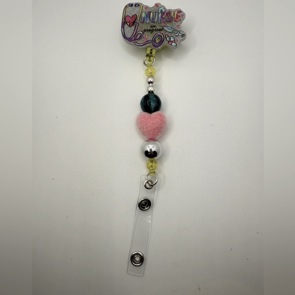 Colorful Nurse Badge Reel